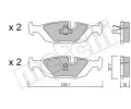 METELLI Sada brzdovch destiek ‐ MT 22-0070-0