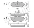 METELLI Sada brzdovch destiek ‐ MT 22-0088-0