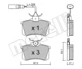 METELLI Sada brzdovch destiek ‐ MT 22-0100-3