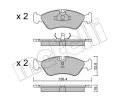 METELLI Sada brzdovch destiek ‐ MT 22-0117-0