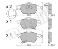 METELLI Sada brzdovch destiek ‐ MT 22-0118-1