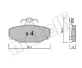 Sada brzdovch destiek METELLI ‐ MT 22-0131-0