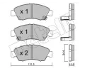 METELLI Sada brzdovch destiek ‐ MT 22-0138-0
