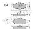 METELLI Sada brzdovch destiek ‐ MT 22-0146-0