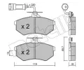 METELLI Sada brzdovch destiek ‐ MT 22-0148-1