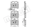 Sada brzdovch destiek METELLI ‐ MT 22-0163-2