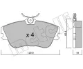 Sada brzdovch destiek METELLI ‐ MT 22-0164-0