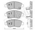 METELLI Sada brzdovch destiek ‐ MT 22-0175-0
