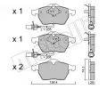 METELLI Sada brzdovch destiek ‐ MT 22-0181-3