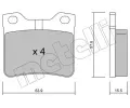 METELLI Sada brzdovch destiek ‐ MT 22-0192-1