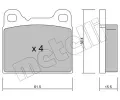 METELLI Sada brzdovch destiek ‐ MT 22-0200-0