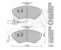 METELLI Sada brzdovch destiek ‐ MT 22-0215-2