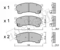 METELLI Sada brzdovch destiek ‐ MT 22-0223-1
