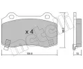 METELLI Sada brzdovch destiek ‐ MT 22-0251-6