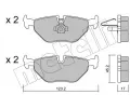 METELLI Sada brzdovch destiek ‐ MT 22-0261-0
