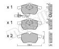 METELLI Sada brzdovch destiek ‐ MT 22-0279-1