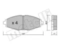 METELLI Sada brzdovch destiek ‐ MT 22-0293-0