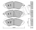 METELLI Sada brzdovch destiek ‐ MT 22-0294-0
