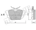 METELLI Sada brzdovch destiek ‐ MT 22-0299-0