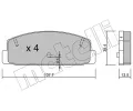 METELLI Sada brzdovch destiek ‐ MT 22-0302-1