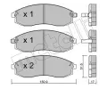 METELLI Sada brzdovch destiek ‐ MT 22-0306-0