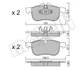 METELLI Sada brzdovch destiek ‐ MT 22-0307-0