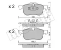 METELLI Sada brzdovch destiek ‐ MT 22-0309-0