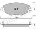 METELLI Sada brzdovch destiek ‐ MT 22-0318-0