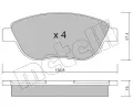 METELLI Sada brzdovch destiek ‐ MT 22-0322-1