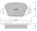 METELLI Sada brzdovch destiek ‐ MT 22-0324-1