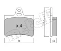 Sada brzdovch destiek METELLI ‐ MT 22-0333-0
