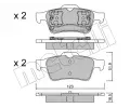 METELLI Sada brzdovch destiek ‐ MT 22-0337-0