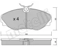 METELLI Sada brzdovch destiek ‐ MT 22-0338-0