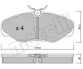 METELLI Sada brzdovch destiek ‐ MT 22-0338-2