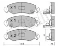 METELLI Sada brzdovch destiek ‐ MT 22-0339-0