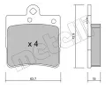 METELLI Sada brzdovch destiek ‐ MT 22-0343-0
