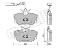 METELLI Sada brzdovch destiek ‐ MT 22-0346-2