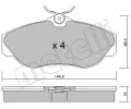 METELLI Sada brzdov�ch desti�ek&nbsp;&dash;&nbsp;MT 22-0350-0