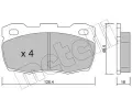 METELLI Sada brzdovch destiek ‐ MT 22-0352-0