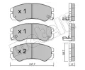 Sada brzdovch destiek METELLI ‐ MT 22-0357-0