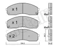 METELLI Sada brzdovch destiek ‐ MT 22-0374-0