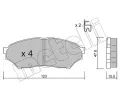 METELLI Sada brzdovch destiek ‐ MT 22-0397-0