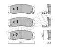METELLI Sada brzdovch destiek ‐ MT 22-0398-0