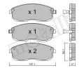 Sada brzdovch destiek METELLI ‐ MT 22-0404-0