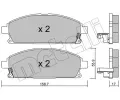 METELLI Sada brzdovch destiek ‐ MT 22-0406-1