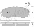 METELLI Sada brzdovch destiek ‐ MT 22-0434-0