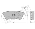 METELLI Sada brzdovch destiek ‐ MT 22-0453-0