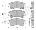 METELLI Sada brzdovch destiek ‐ MT 22-0476-0