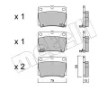 METELLI Sada brzdovch destiek ‐ MT 22-0484-0