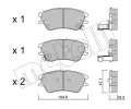 Sada brzdov�ch desti�ek&nbsp;METELLI&nbsp;&dash;&nbsp;MT 22-0502-0